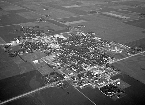Aerial view, Truman Minnesota, 1974