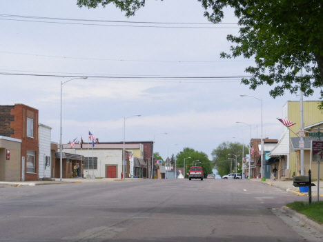 Street scene, Truman Minnesota, 2014