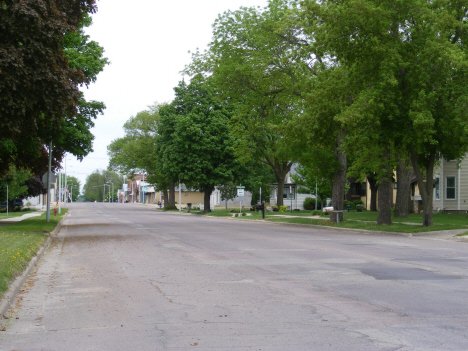 Street scene, Truman Minnesota, 2014