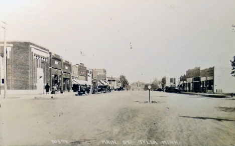 Main Street, Tyler Minnesota, 1920s