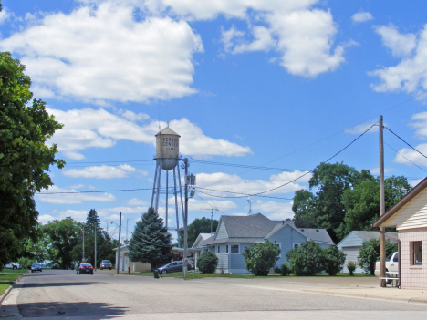 Street scene, Vernon Center Minnesota, 2014