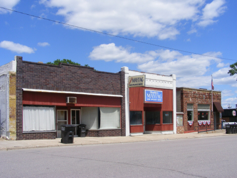 Street scene, Vernon Center Minnesota, 2014