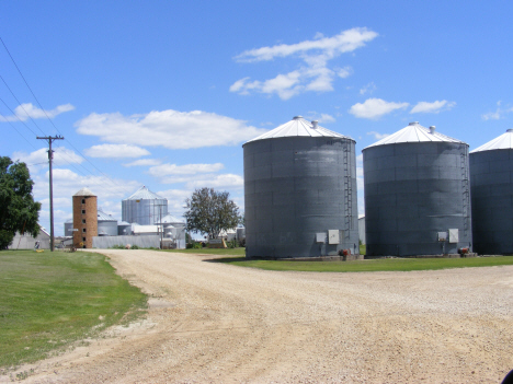 Grain elevators, Vernon Center Minnesota, 2014