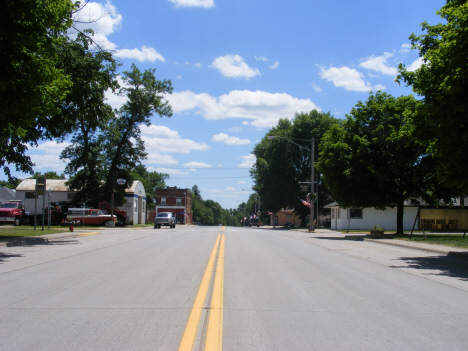 Street scene, Vernon Center Minnesota, 2014