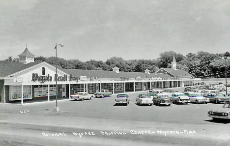 Colonial Square Shopping Center, Wayzata Minnesota, 1960's
