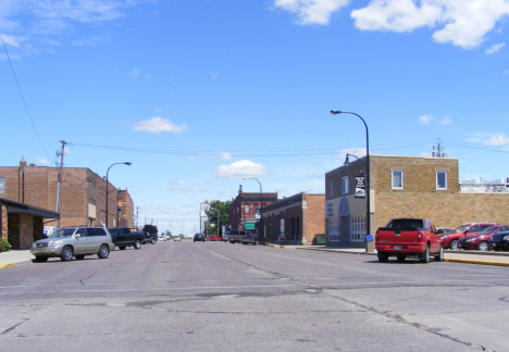 Street scene, Wells Minnesota, 2014