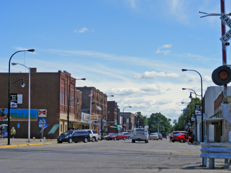 Street scene, Wells Minnesota, 2014