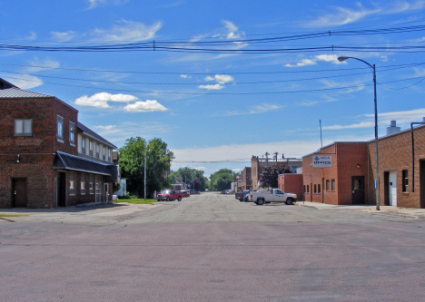 Street scene, Wells Minnesota, 2014