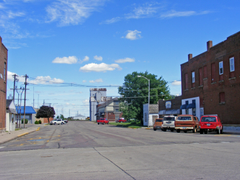 Street scene, Wells Minnesota, 2014