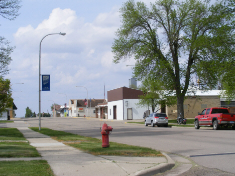 Street scene, Wilmont Minnesota, 2014