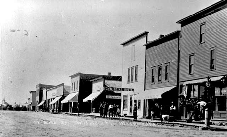 Main Street, Wilmont Minnesota, 1904