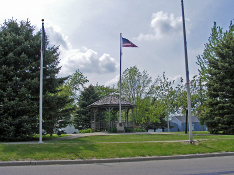 Park and gazebo, Wilmont Minnesota, 2014