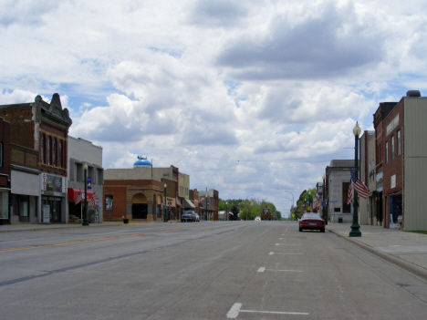 Street scene, Winnebago Minnesota, 2014