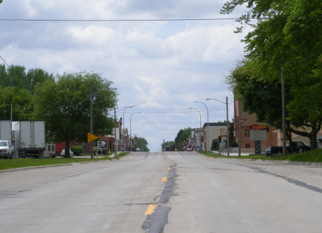 Street scene, Winnebago Minnesota, 2014