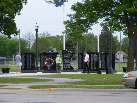 Veterans Memorial, Winnebago Minnesota, 2014