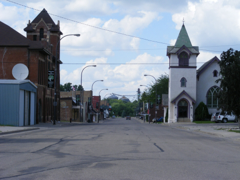 Street scene, Appleton Minnesota, 2014