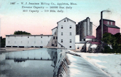 W. J. Jennison Milling Company, Appleton Minnesota, 1910