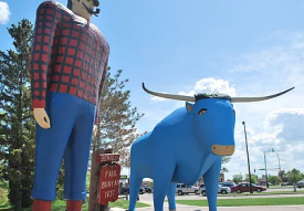 Paul Bunyan and Babe the Blue Ox, Bemidji Minnesota