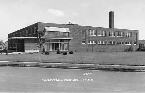 Hospital, Benson Minnesota, 1950