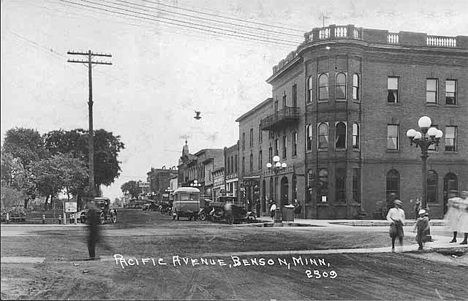 Pacific Avenue, Benson Minnesota, 1927