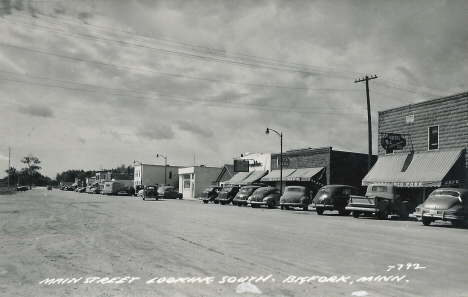 Main Street, Bigfork Minnesota, 1950