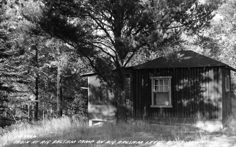 Cabin at Big Balsam Camp on Big Balsam Lake, Bovey Minnesota, 1930's
