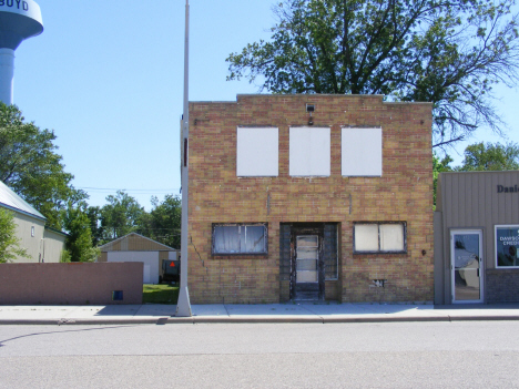 Street scene, Boyd Minnesota, 2014