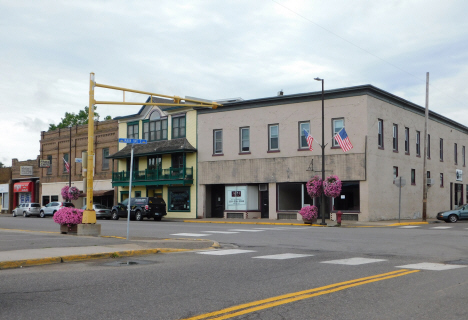 Street scene, Braham Minnesota, 2018