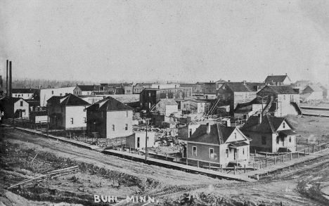 Street scene, Buhl Minnesota, 1908