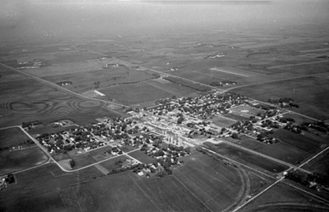 Aerial view, Butterfield Minnesota, 1983