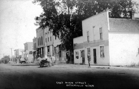 East Main Street, Butterfield Minnesota, 1915