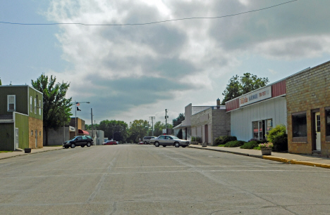 Street scene, Butterfield Minnesota, 2017