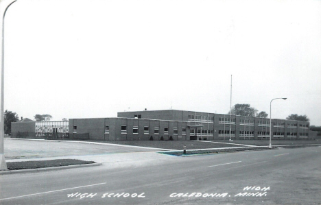 High School, Caledonia Minnesota, 1960's