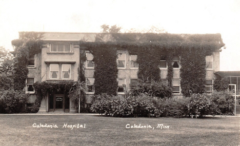 Caledonia Hospital, Caledonia Minnesota, 1928