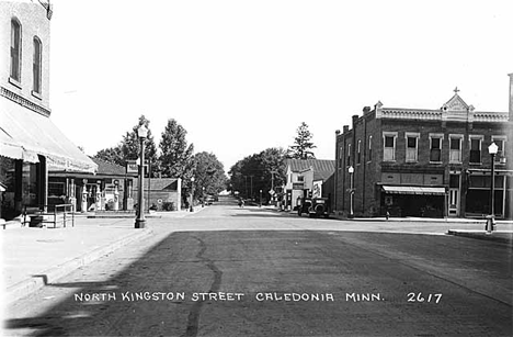 North Kingston Street, Caledonia Minnesota, 1928