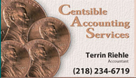 Centsible Accounting Service, Callaway Minnesota