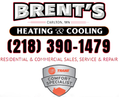 Brent's Heating & Cooling, Carlton Minnesota