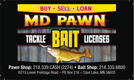 MD Bait and Pawn, Cass Lake Minnesota
