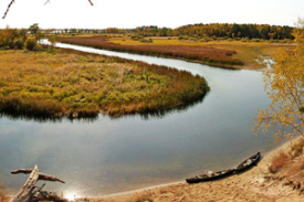 Mississippi State Water Trail near Cass Lake Minnesota