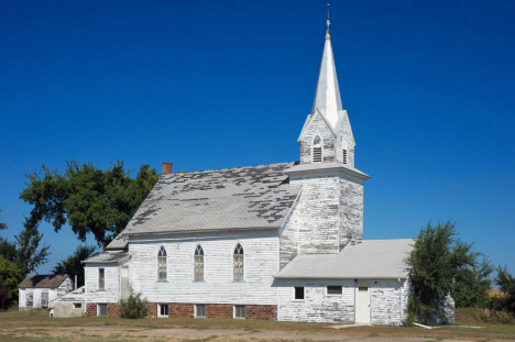 Former Israel Lutheran Church and Cemetary, Swede Prairie Township Minnesota, 2011