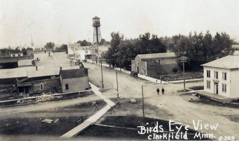 Birds eye view, Clarkfield Minnesota, 1909