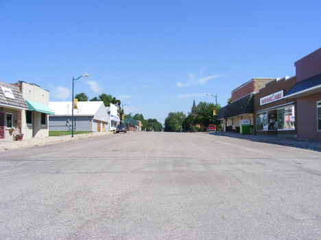 Street scene, Clarkfield Minnesota, 2014