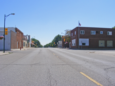 Street scene, Clarksfield Minnesota, 2014