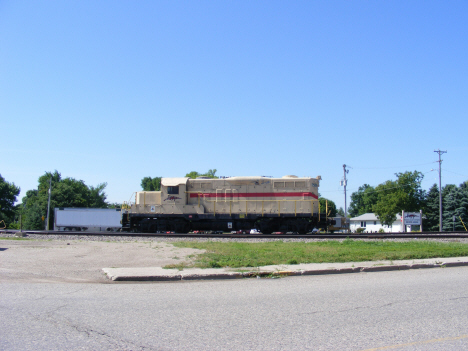 Train engine, Clarksfield Minnesota, 2014