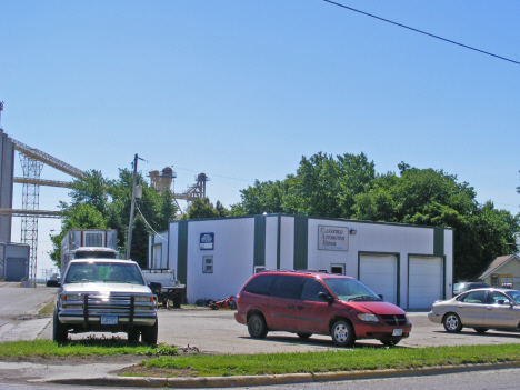 Street scene, Clarksfield Minnesota, 2014