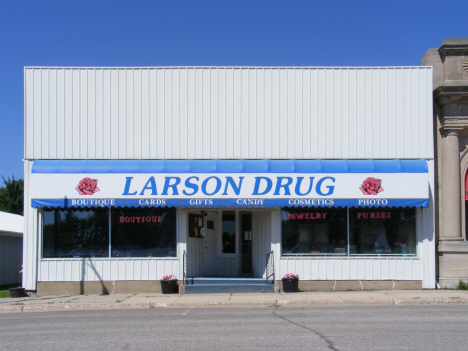 Drug store, Clarksfield Minnesota, 2014
