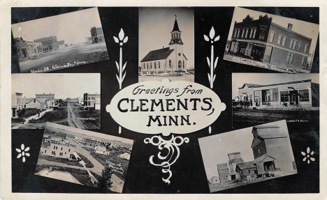 Multiple scenes, Clements Minnesota, 1910