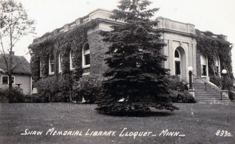 Shaw Memorial Library, Cloquet Minnesota, 1940's