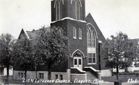 Zion Lutheran Church, Cloquet Minnesota, 1940's