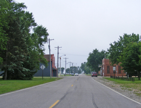 Street scene, Cobden Minnesota, 2011